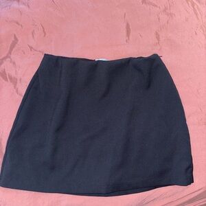 Abercrombie Curve Love Black Mini Skirt